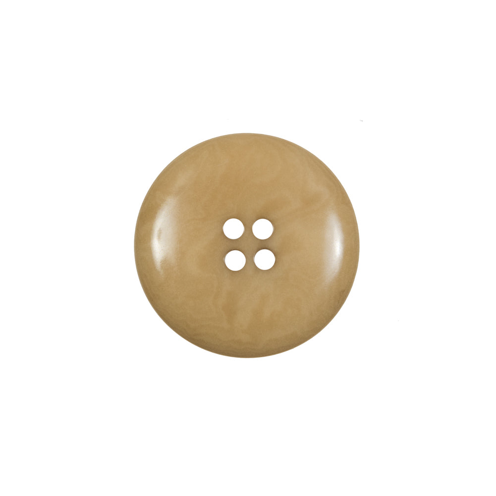 Suntan Swirled Horn 4-Hole Button - 30L/19mm Detail