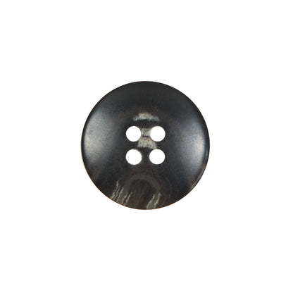 Black and Brown Plastic 4-Hole Button - 30L/19mm Detail