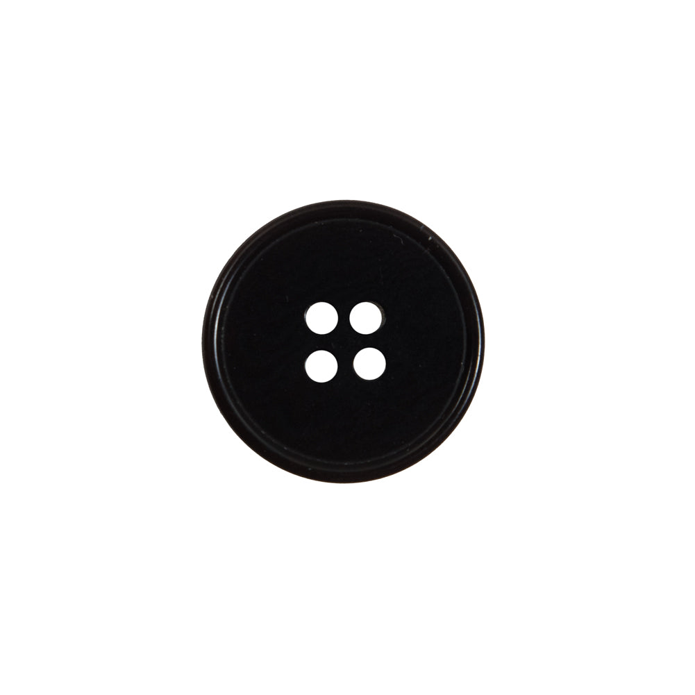 Chocolate Horn 4-Hole Button - 24L/15mm