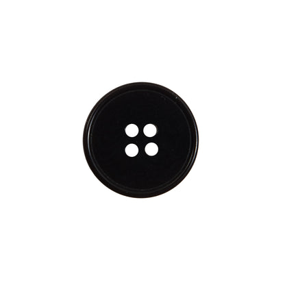 Chocolate Horn 4-Hole Button - 24L/15mm