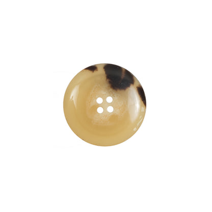 Tan/Brown Plastic 4-Hole Button - 24L/19mm Detail