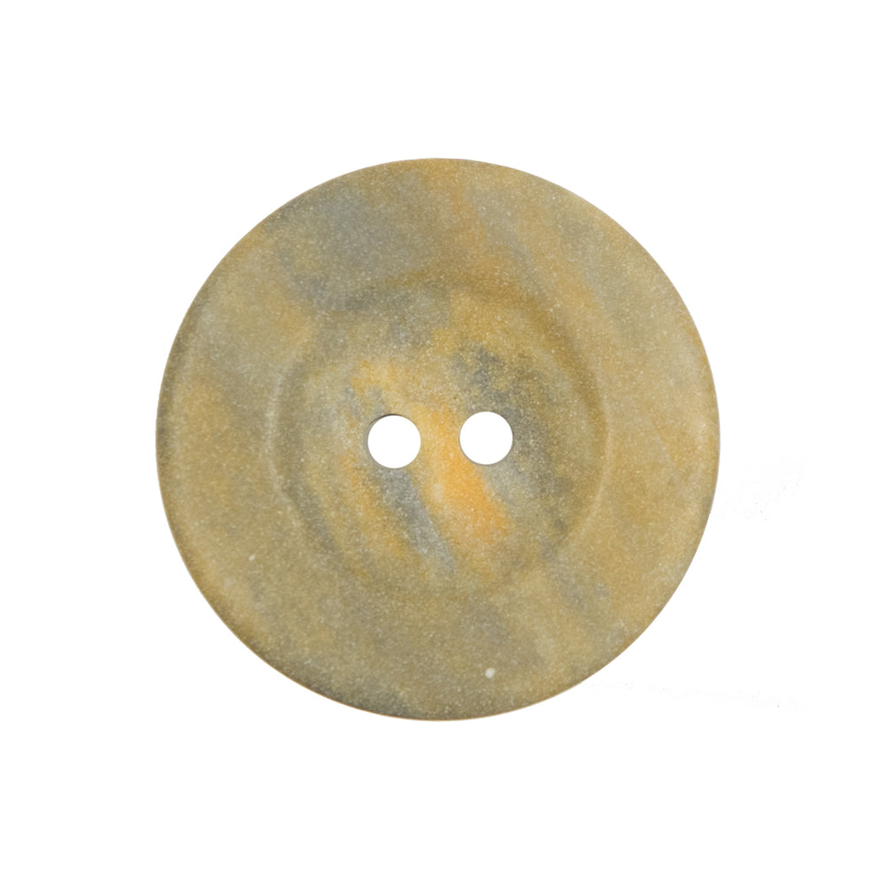 Beige/Grey 2-Hole Button - 40L/25.5mm