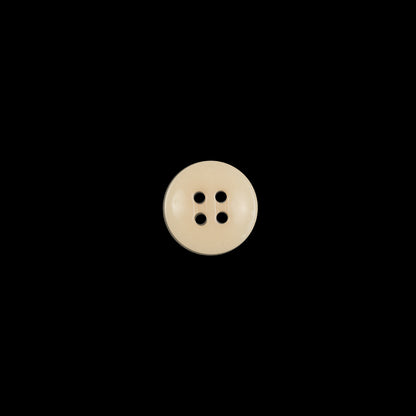 Light Tan Horn 4-Hole Button - 14L/9mm Detail