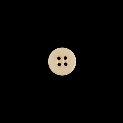 Light Tan Horn 4-Hole Button - 14L/9mm