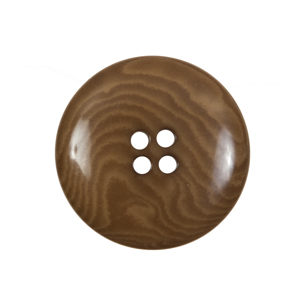 Dark Caramel Horn 4-Hole Button - 40L/25.5mm Detail