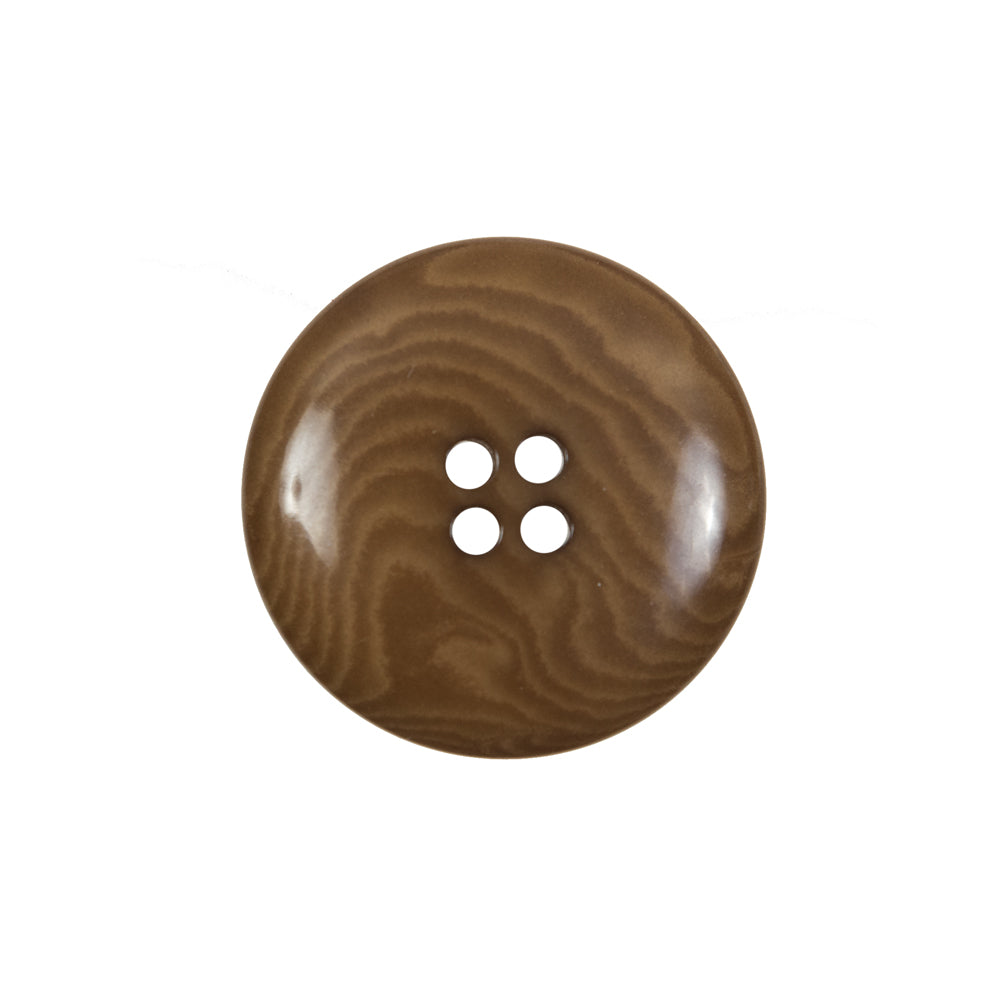 Dark Caramel Horn 4-Hole Button - 36L/23mm Detail