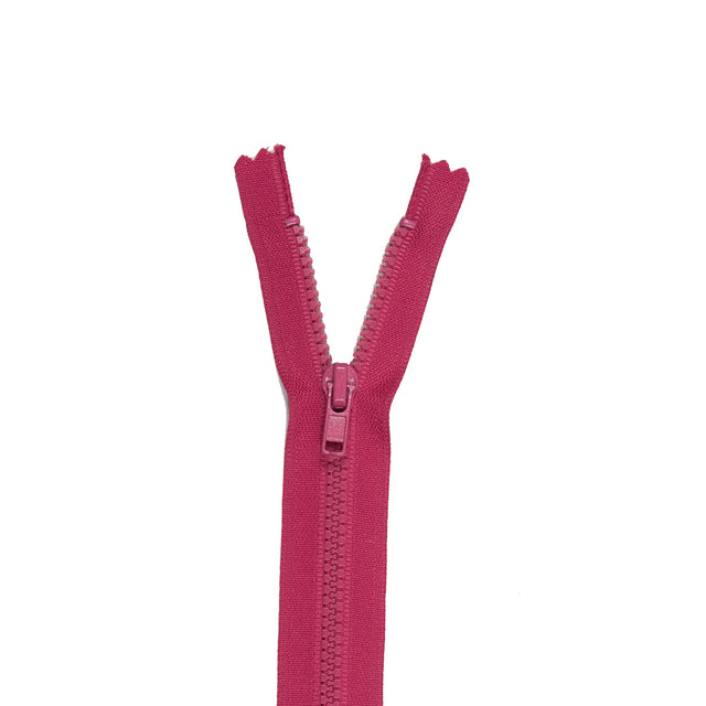 Raspberry Sorbet Closed Bottom Plastic Molded Zipper - 6.5"
