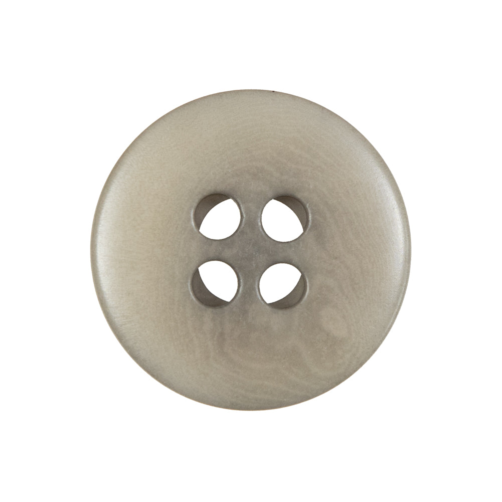 Dark Beige Plastic 4-Hole Button - 40L/25.5mm Detail