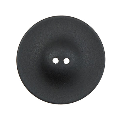 Black and White Swirl Plastic Button - 44L/28mm Detail