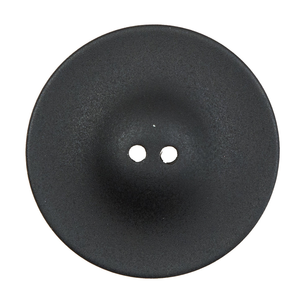 Black and White Swirl Plastic Button - 54L/34mm Detail