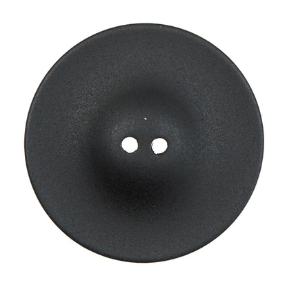Black and White Swirl Plastic Button - 54L/34mm Detail