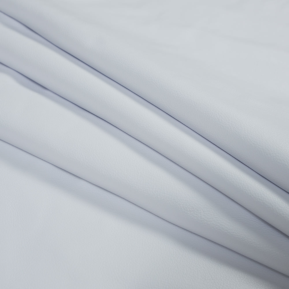 Medium White Doral Half Cow Leather Hide Folded