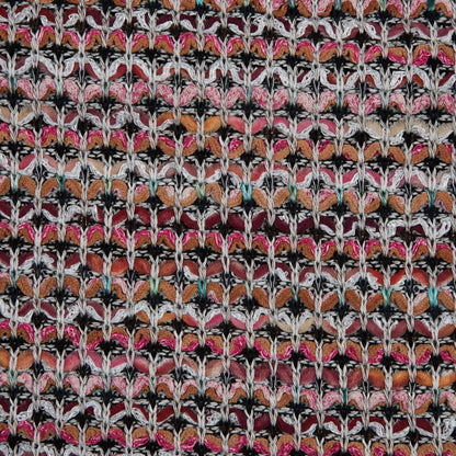 Italian Pink and Orange Blended Wool Knit Full