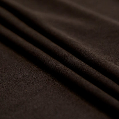 Black Stretch Polyester Crepe Detail