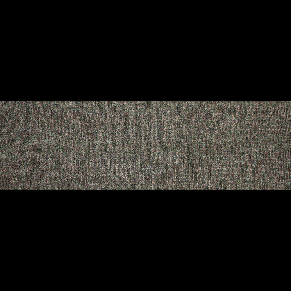 Italian Green and Pink Chunky Wool Knit Folded