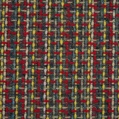 Red, Green and Yellow Woven Wool Tweed Full