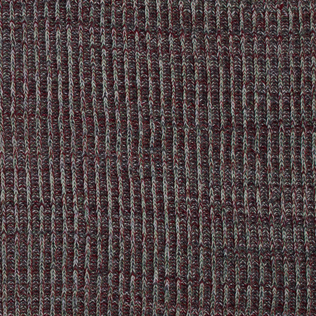 Italian  Red, Green and Gray Chunky Wool Knit