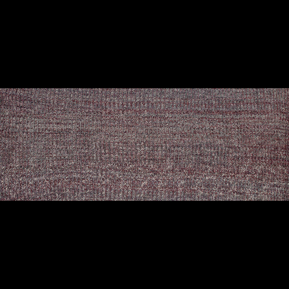 Italian Red, Pink and Navy Chunky Wool Knit Folded