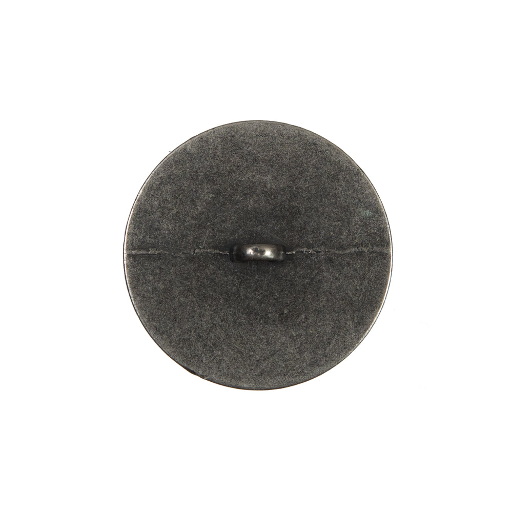 Silver Metal Heart Shank Back Button - 36L/23mm Detail