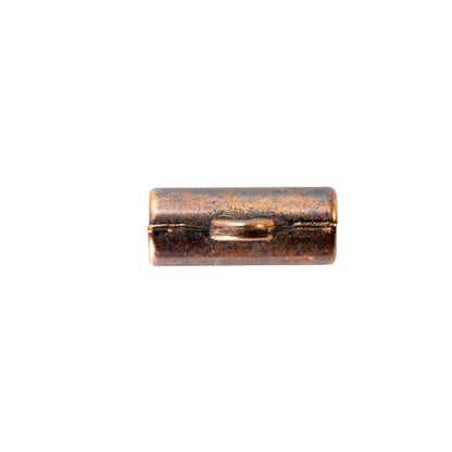 Bronze Metal Toggle Button - 0.25" x 0.5" Detail