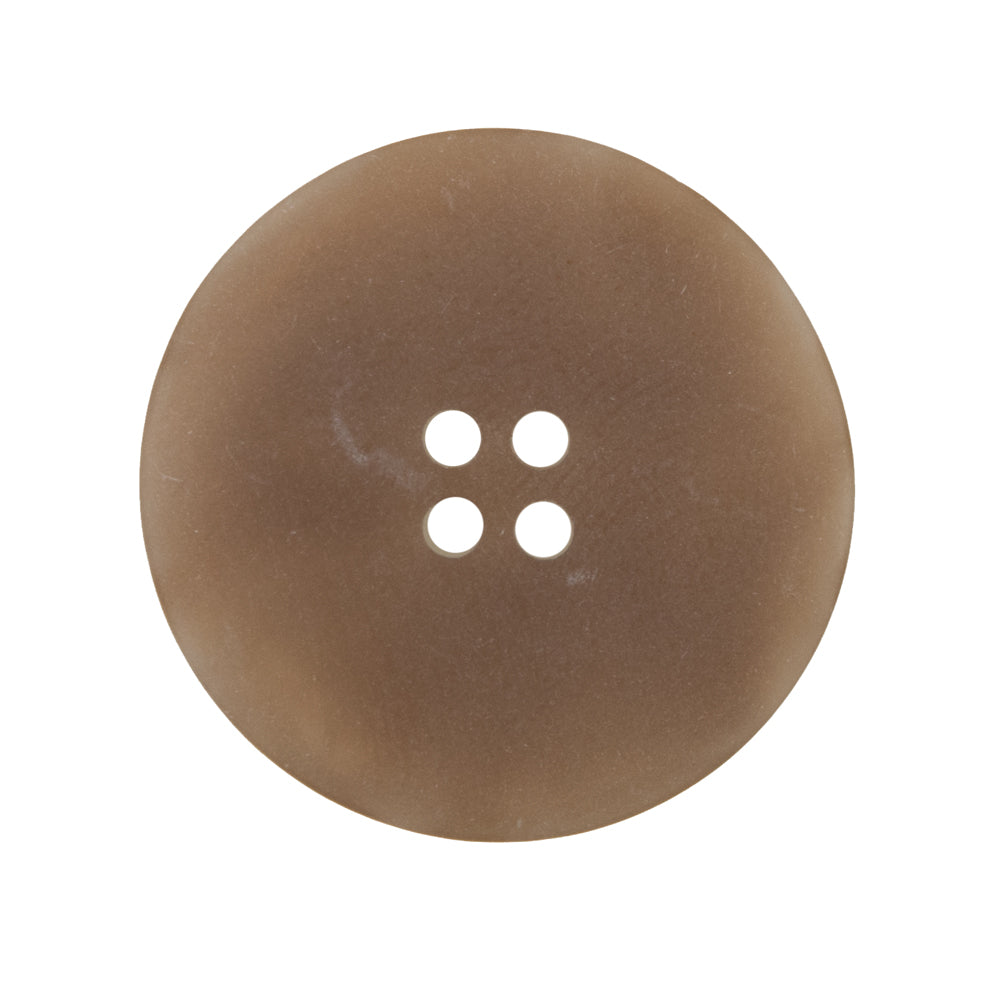 Beige Marbled Plastic 4-Hole Button - 44L/28mm Detail