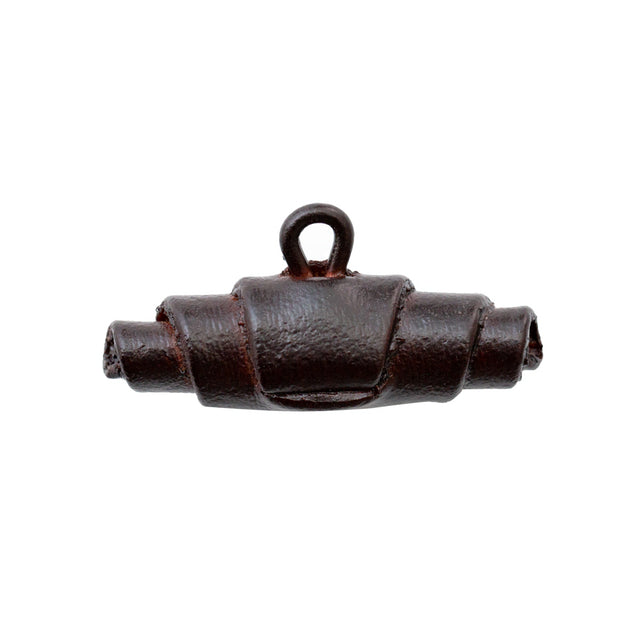 Dark Brown Leather Toggle - 54L/34mm