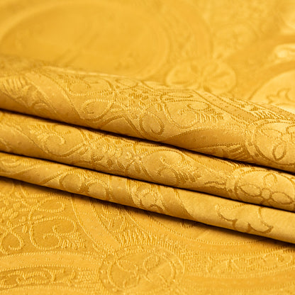 Antique Gold Ecclesiastical Jacquard Detail
