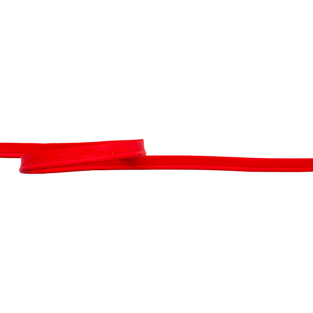Italian Red Rubbery Cord with Lip - 0.375"