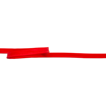 Italian Red Rubbery Cord with Lip - 0.375"