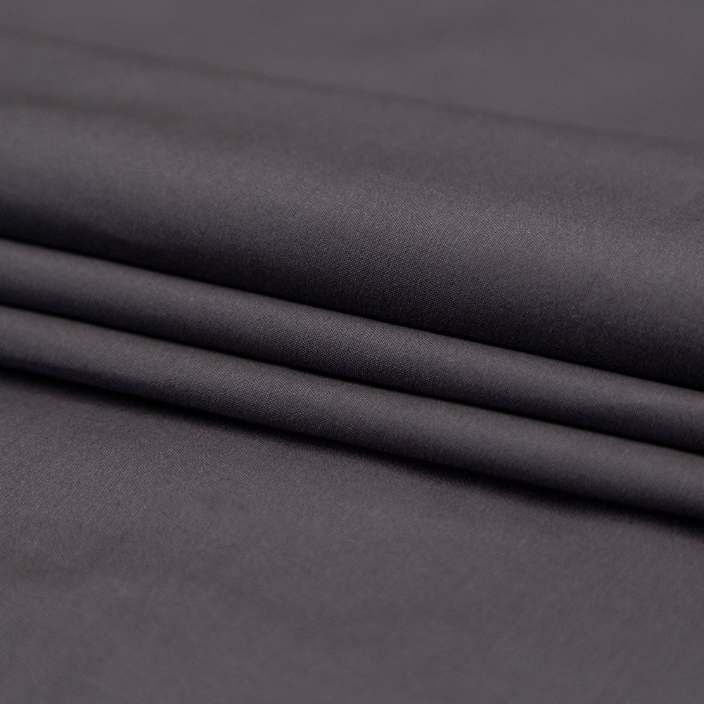 Charcoal Cotton Twill Folded