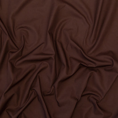 Chocolate Brown Cotton Twill