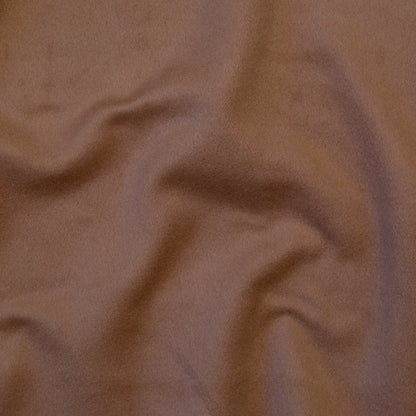 Heathered Beige and Chanterelle Double Faced Cashmere Coating