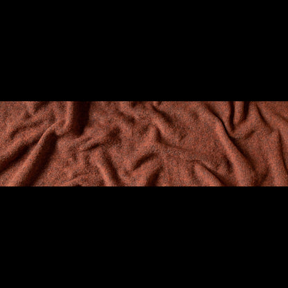 Heathered Orange Chunky Wool Knit Full