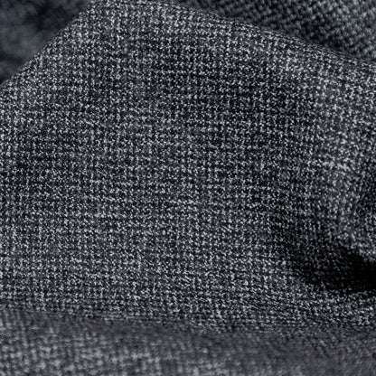 Stretch Wool Suiting - Heathered Peat Gray Detail