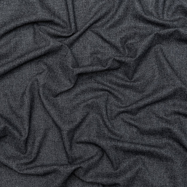 Stretch Wool Suiting - Heathered Peat Gray