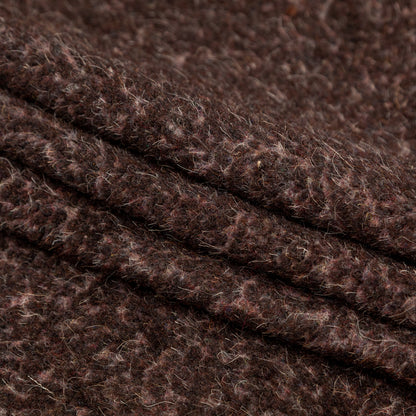 Black and Gray Fuzzy Wool Knit Folded