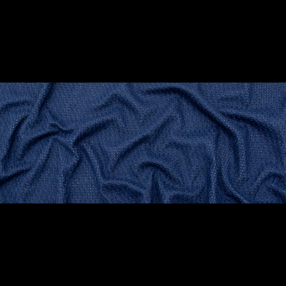 Gray Interlock Knit with Topical Navy Knit Yarn Design Full