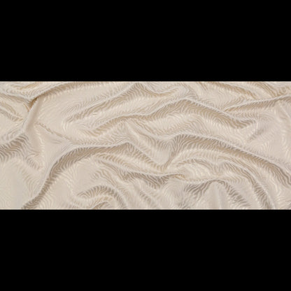 Metallic Whisper White Zebra Cotton Jacquard Full
