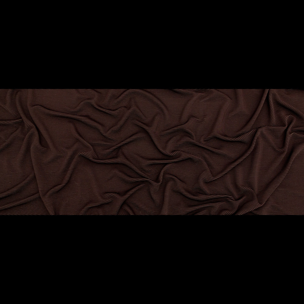 Brown and Gray Knit Ottoman Full
