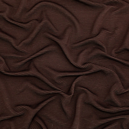 Brown and Gray Knit Ottoman