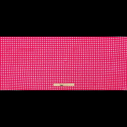 Cotton Guipure Lace - Hot Pink Geometric Full