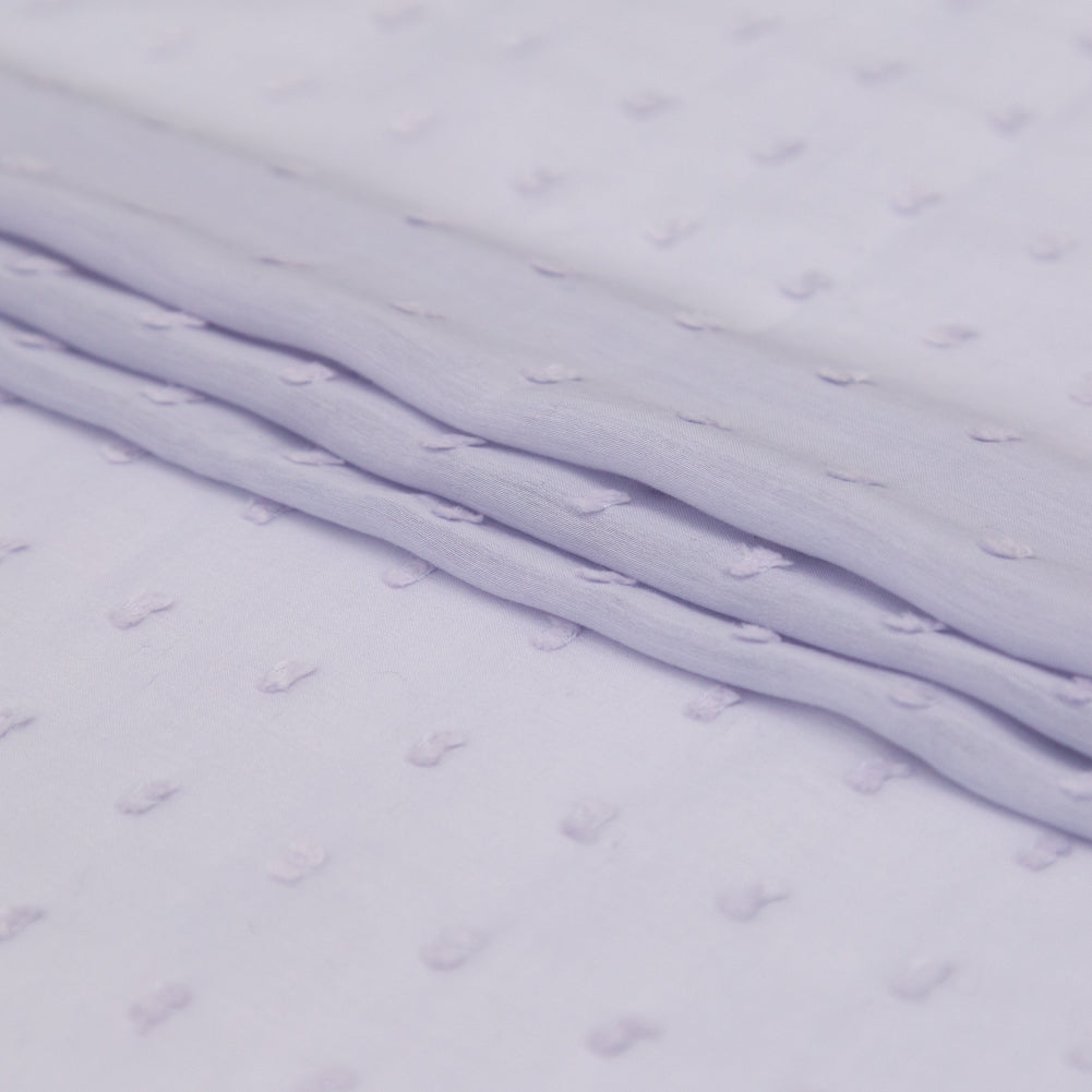 Italian Evening Haze Cotton Swiss Dot Folded