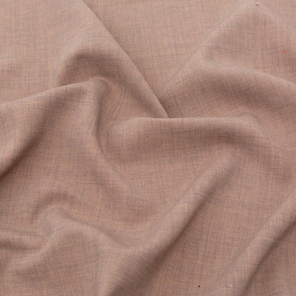 Italian Fawn Stretch Virgin Wool Suiting Detail