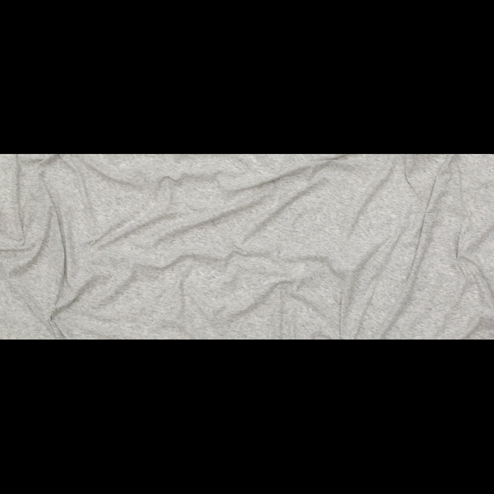 Heathered Light Gray Tissue Weight Jersey Folded