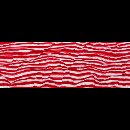 Virtual Pink and White Organically Striped Rayon Jersey Full