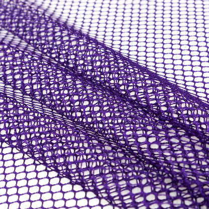 Radiant Purple Polyester Netting Folded