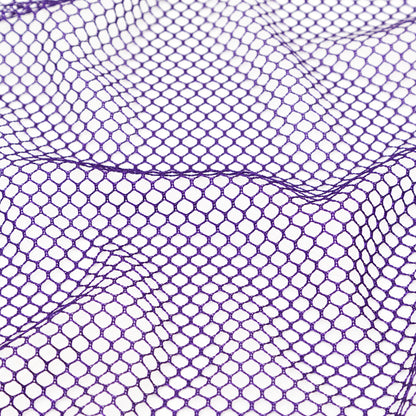 Radiant Purple Polyester Netting Detail