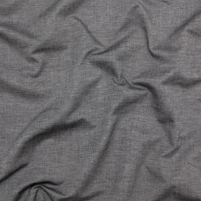 Heathered Tornado and Antarctica Reversible Perforated Cotton Chambray