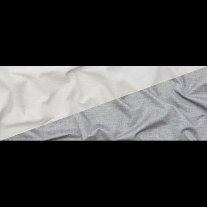 Rag & Bone Heathered Gray and White Lightweight Cotton Double Cloth Full