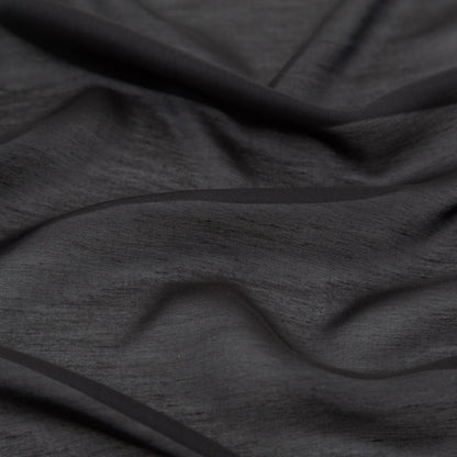 Rag & Bone Black Cotton and Rayon Voile Detail